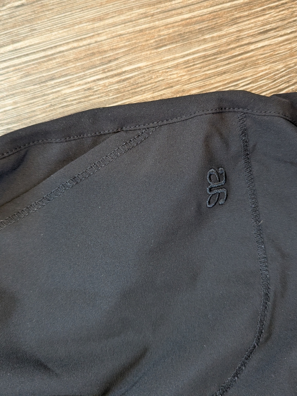 Albion Black Short Sleeve Jumpsuit Jogger Size Large Petite Athleisure - Picture 10 of 11